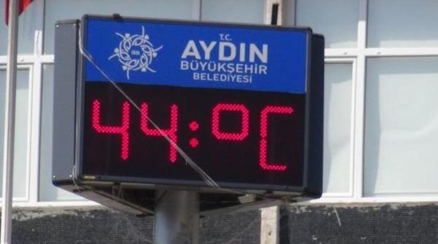 Aydın'da Termometreler 44 Dereceyi G&ouml;sterdi