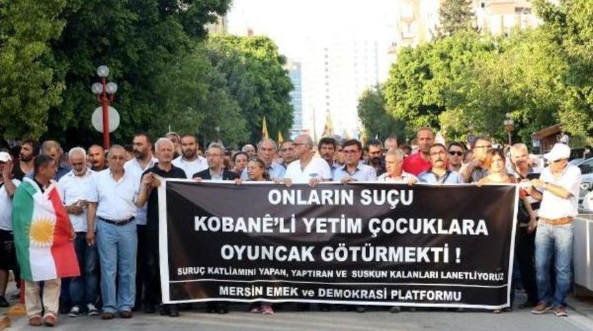 Suru&ccedil; Katliamına Oyuncaklı Protesto (2)