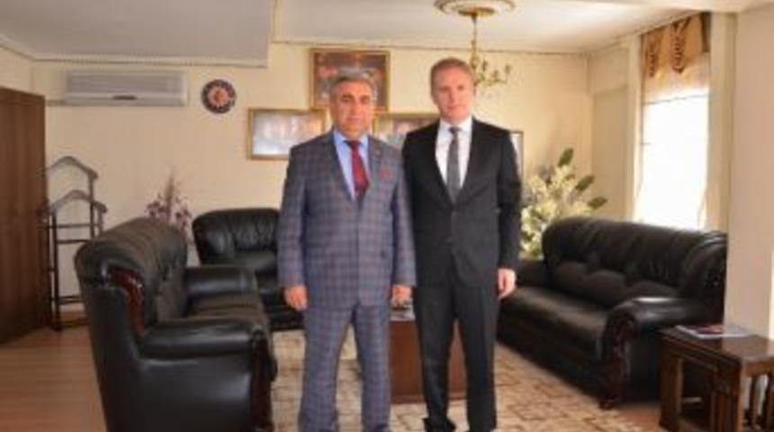 Şarkışla Kaymakamı G&uuml;l, Başkan Hastaoğlu&rsquo;na Veda Ziyaretinde Bulundu