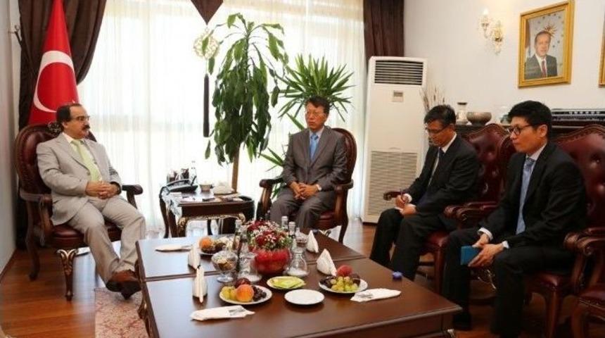 Başkonsolos Jeon Vali Coş’u Ziyaret Etti