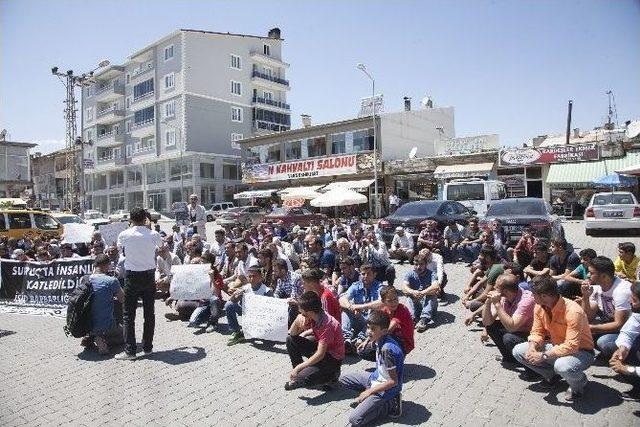 Suruç’taki Patlama Ahlat’ta Kınandı