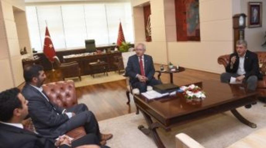 Kılı&ccedil;daroğlu, &Ccedil;evre M&uuml;hendisleri Odası Başkanı G&uuml;ven&ccedil; İle G&ouml;r&uuml;şt&uuml;