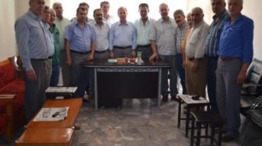 Kaymakam Uyumaz&rsquo;dan Muhtarlara Veda Ziyareti