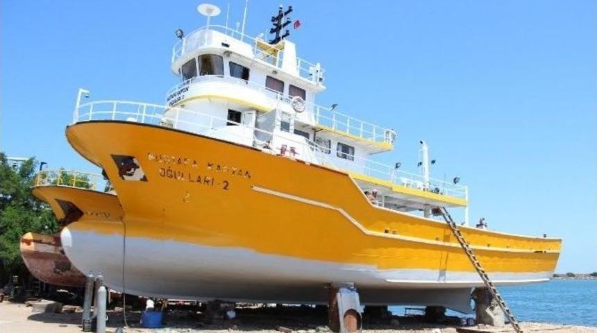 Balık&ccedil;ı Tekneleri Yeni Sezona Hazırlanıyor