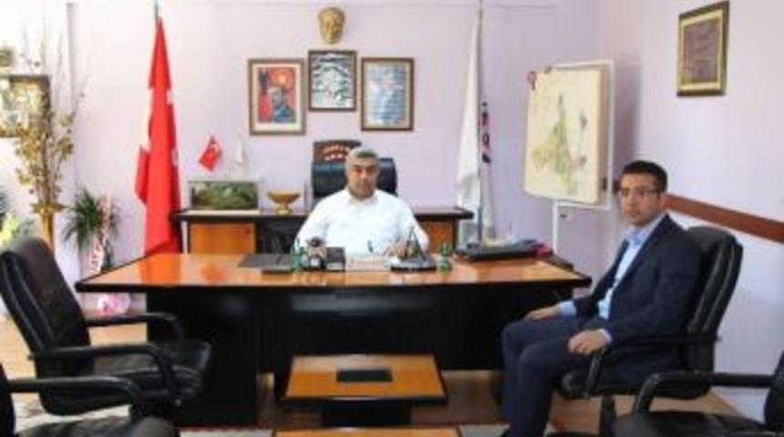 Kaymakam Bayraktar&rsquo;dan, Başkan &Ccedil;alışkan&rsquo;a Ziyaret