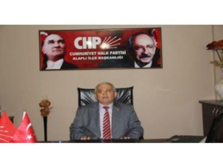Chp Alaplı İlçe Başkanı Tosun Saldırıyı Kınadı