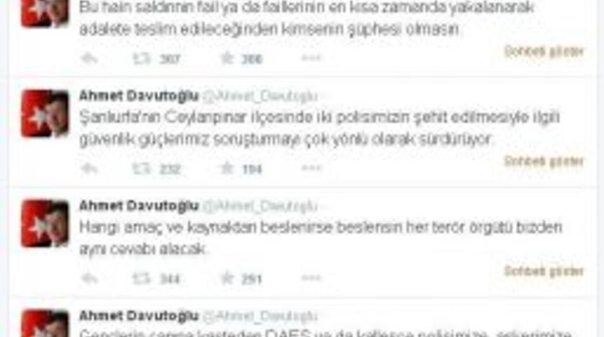 Başbakan Davutoğlu&rsquo;ndan &lsquo;suru&ccedil;&rsquo; Ve &lsquo;ceylanpınar&rsquo; A&ccedil;ıklaması