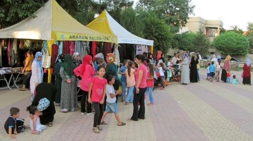 Araban&rsquo;da Kosan Vakfı Kur&rsquo;an Kursu İnşaatı Yararına Kermes A&ccedil;ıldı
