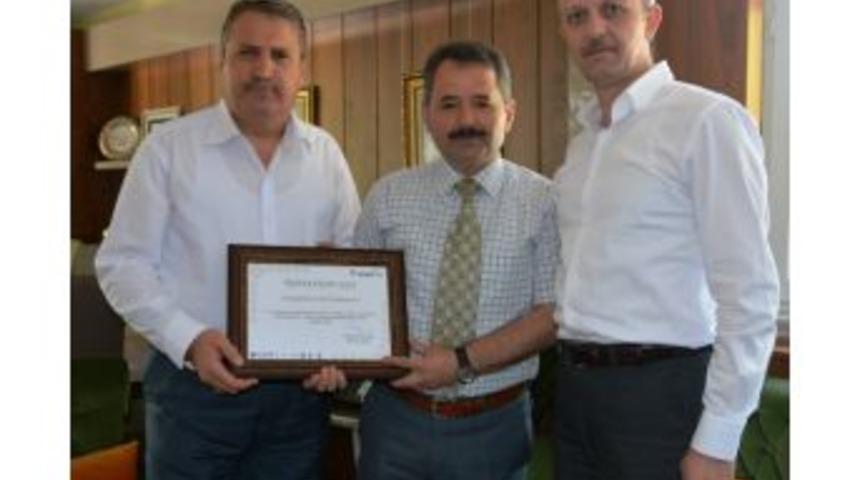 U&ccedil;ar&rsquo;dan Başkan &Ccedil;er&ccedil;i&rsquo;ye Teşekk&uuml;r Ziyareti