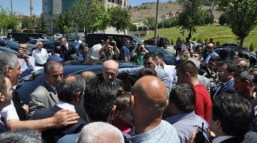 Mhp Genel Başkanı Bah&ccedil;eli Nevşehir&rsquo;den Ayrıldı
