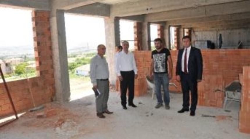 Bahşılı Kaymakamı Polat Okul İnşaatlarını İnceledi