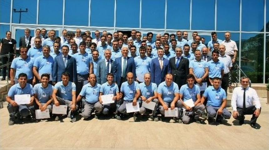 Haşere İle M&uuml;cadele Personeline Sertifikaları Verildi