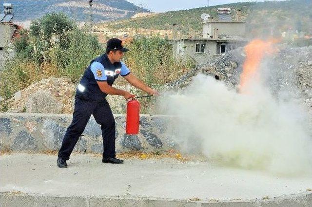 İtfaiye Personeline Doğalgaz Yangını Eğitimi