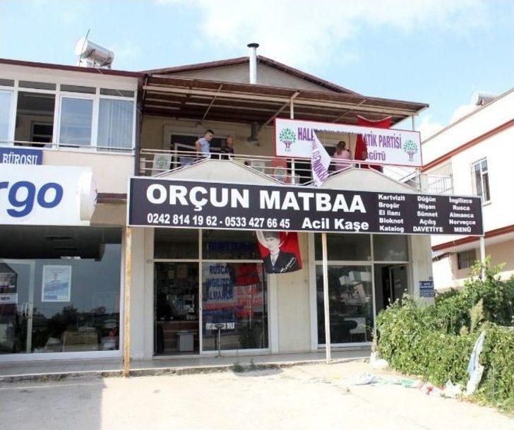 Kemer’de Hdp Binasına Saldırı G3