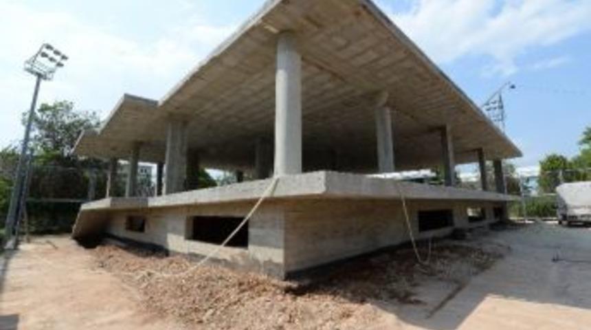 Fitness Salonu İnşaatı Devam Ediyor