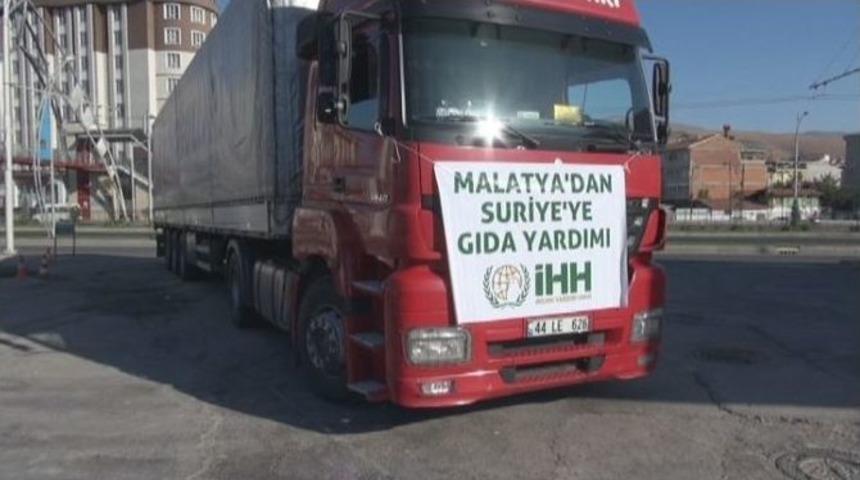 İhh, Suriyelilere Bir Tır Un G&ouml;nderdi