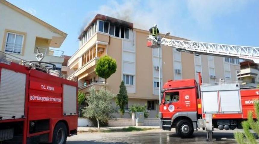 Dairede &Ccedil;ıkan Yangın Korkuttu