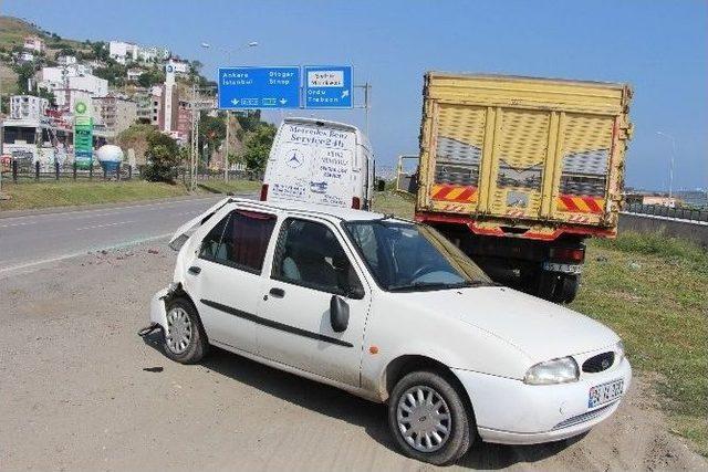 Samsun’da Trafik Kazası: 3 Yaralı