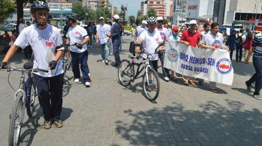&rsquo;bisikletli Eylemciler&rsquo; Bursa&rsquo;da