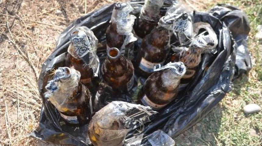 Diyarbakır&rsquo;da 9 Adet Molotof Ele Ge&ccedil;irildi