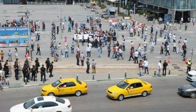 Hdp'lilerin Basın Açıklamasında Koruma Önlemi