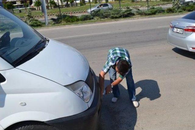 Kantara Girmemek Için Plakasına Çamur Sıvayan Araç 'bomba Yüklü' Şüphesiyle Durduruldu