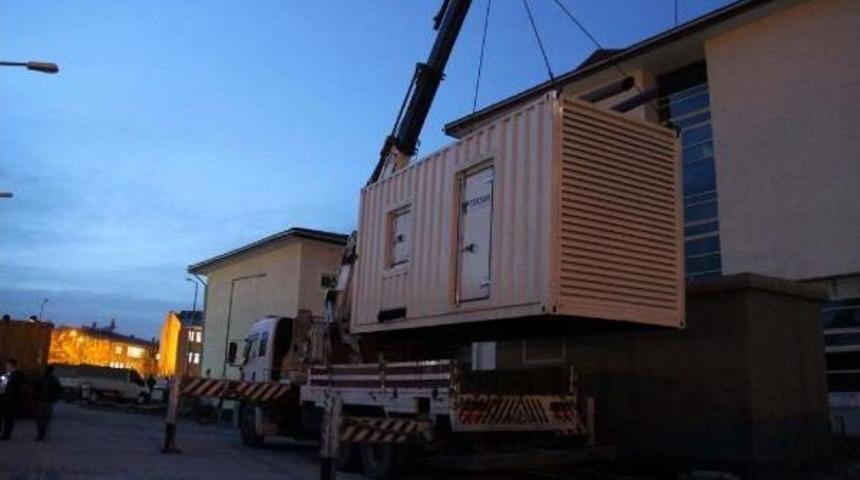 M&uuml;teahhiti Icralık Olan Hastanenin Jenerat&ouml;r&uuml;ne El Konuldu