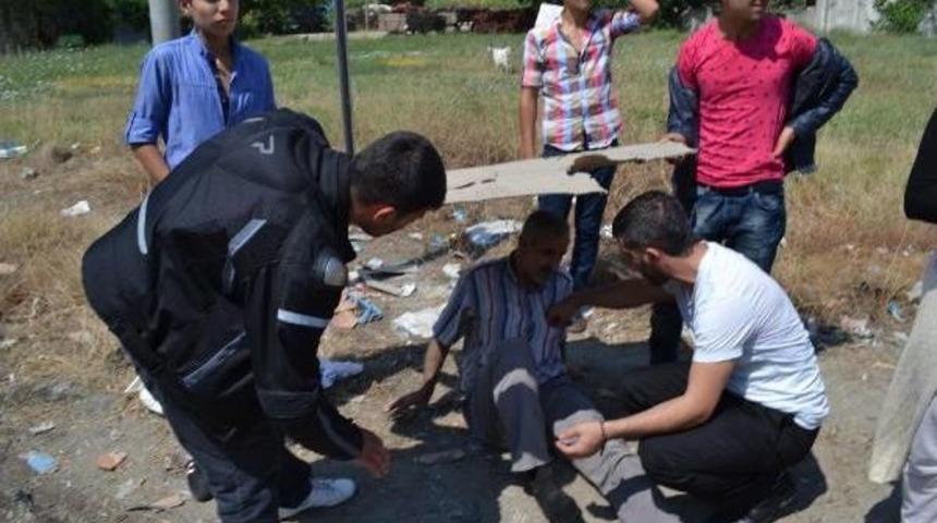 Yaralı Motosiklet S&uuml;r&uuml;c&uuml;s&uuml;ne G&uuml;neş Koruması