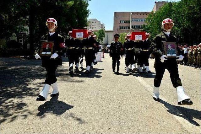 Şehit Cenazeleri Memleketlerine Uğurlandı