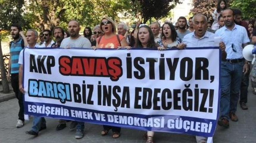 Eskişehir'de 'barış' Y&uuml;r&uuml;y&uuml;ş&uuml;