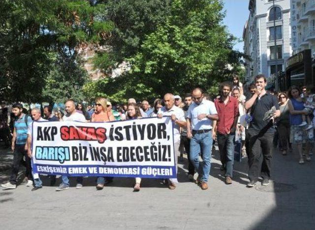 Eskişehir'de 'barış' Yürüyüşü