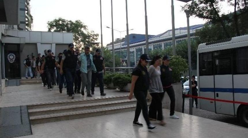 Bursa&rsquo;da G&ouml;zaltına Alınan Ydg-h&rsquo;liler Adliyeye Sevk Edildi