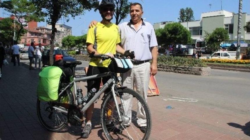 İspanyol Turistten Bisikletle T&uuml;rkiye Turu