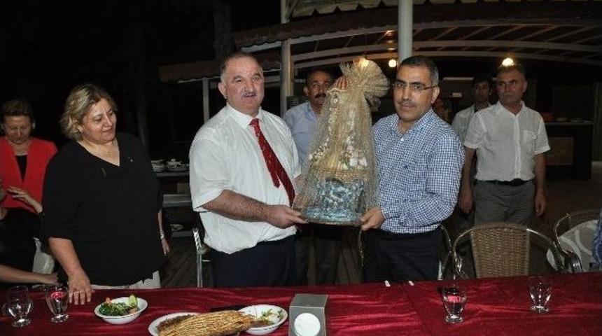 Başkan &Ccedil;elikcan, Kaymakam Subaşı&rsquo;yı Uğurladı