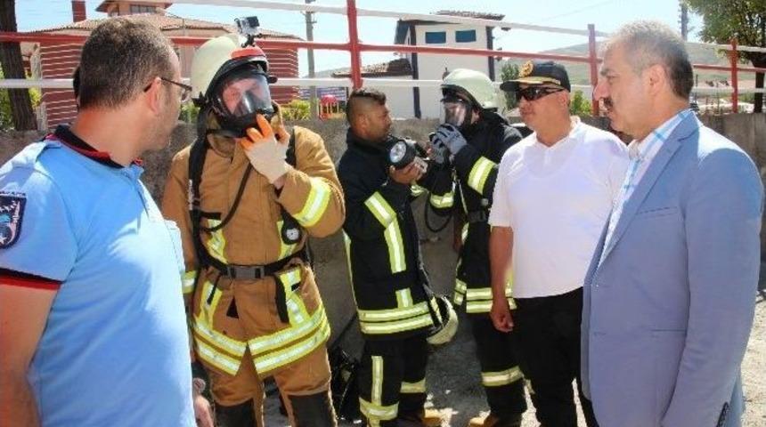 &Ccedil;ankırı İtfaiyesi&rsquo;nde Personel Eğitimleri Devam Ediyor