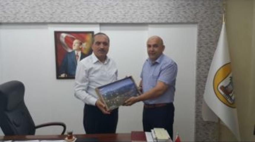 Başkomiser A&ccedil;arg&uuml;l&rsquo;den Başkan Uzun&rsquo;a Veda Ziyareti