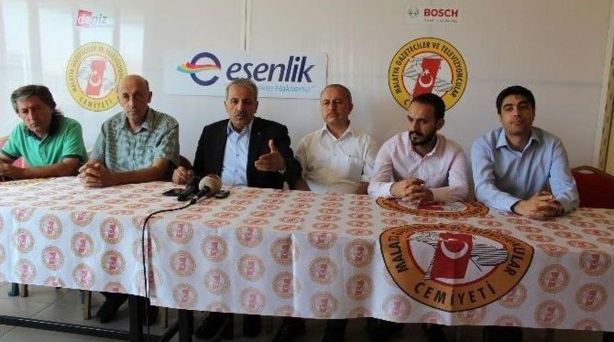 Şahin Malatya Gazeteciler Ve Televizyoncular Cemiyeti&rsquo;ni Ziyaret Etti