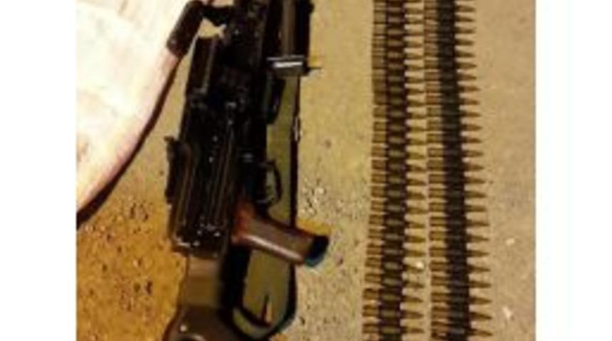 Makinalı T&uuml;fekle Birlikte Yakalandı