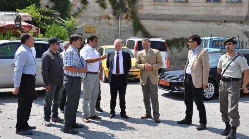 Vali Ceylan Mustafapaşa K&ouml;y&uuml;nde İncelemelerde Bulundu