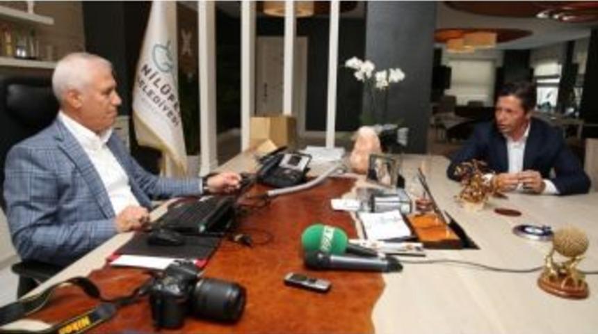 Bursaspor Y&ouml;netiminden Bozbey&rsquo;e Teşekk&uuml;r Ziyareti