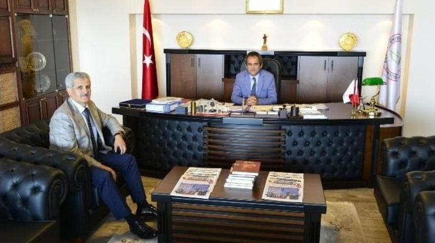 Kosgeb Başkanı Yıldırım&rsquo;dan Rekt&ouml;r &Ouml;zer&rsquo;e Veda Ziyareti