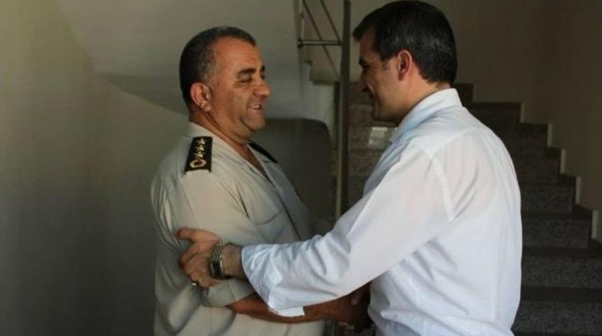 D&uuml;zce İl Jandarma Komutanı Yemenici&rsquo;ye Veda Ziyaretinde Bulundu