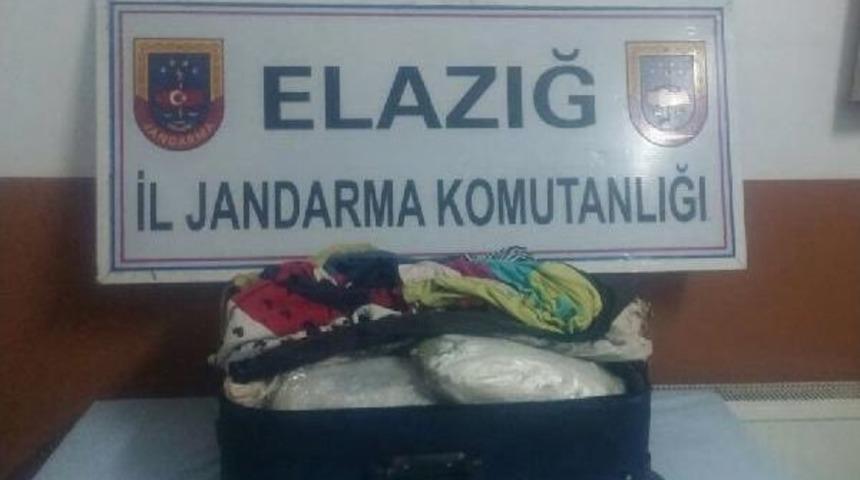 Elazığ'da 33 Kilo Esrar Ele Ge&ccedil;irildi