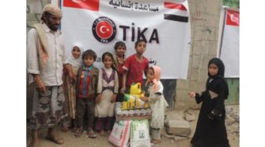 Tika&rsquo;dan Yemen&rsquo;deki 800 Aileye Gıda Yardımı