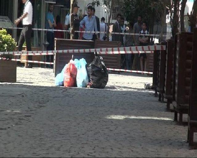 Taksim Talimhane'de Şüpheli Paket Alarmı