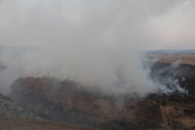 Safranbolu’da Çöp Depolama Alanında Yangın