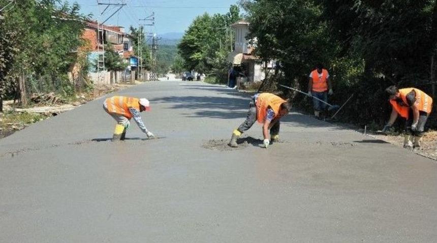 B&uuml;y&uuml;kşehir&rsquo;den Kırsal Mahallelere Beton Yol