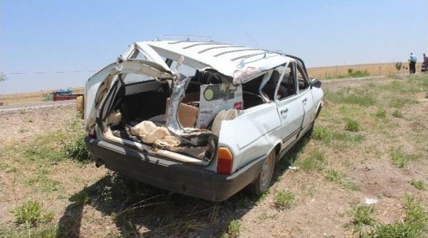 Konya&rsquo;da Hastane D&ouml;n&uuml;ş&uuml; Kaza: 3 Yaralı