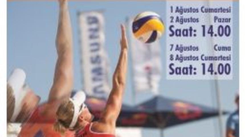G&uuml;m&uuml;ld&uuml;r&rsquo;de Voleybol Zamanı