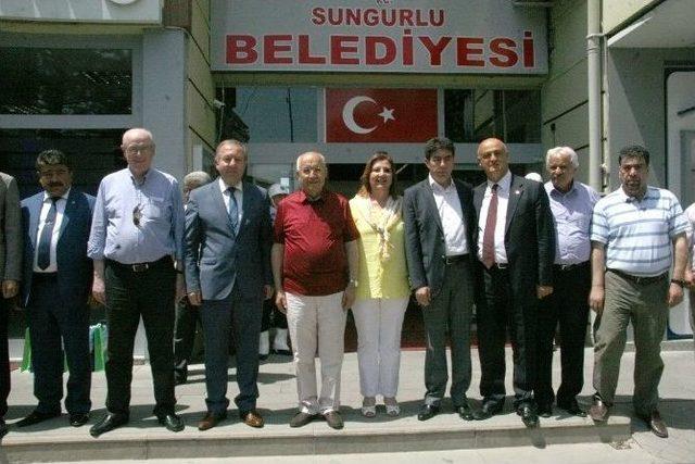 İç Anadolu Belediyeler Birliği Yönetimi Sungurlu’da